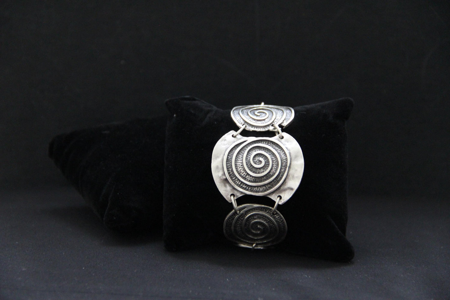 Adjustable Chunky Silver Statement Bracelet