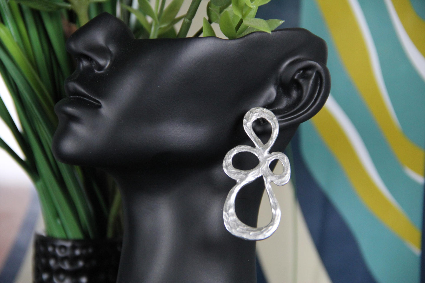 Abstract Statement Large Dangle Earring