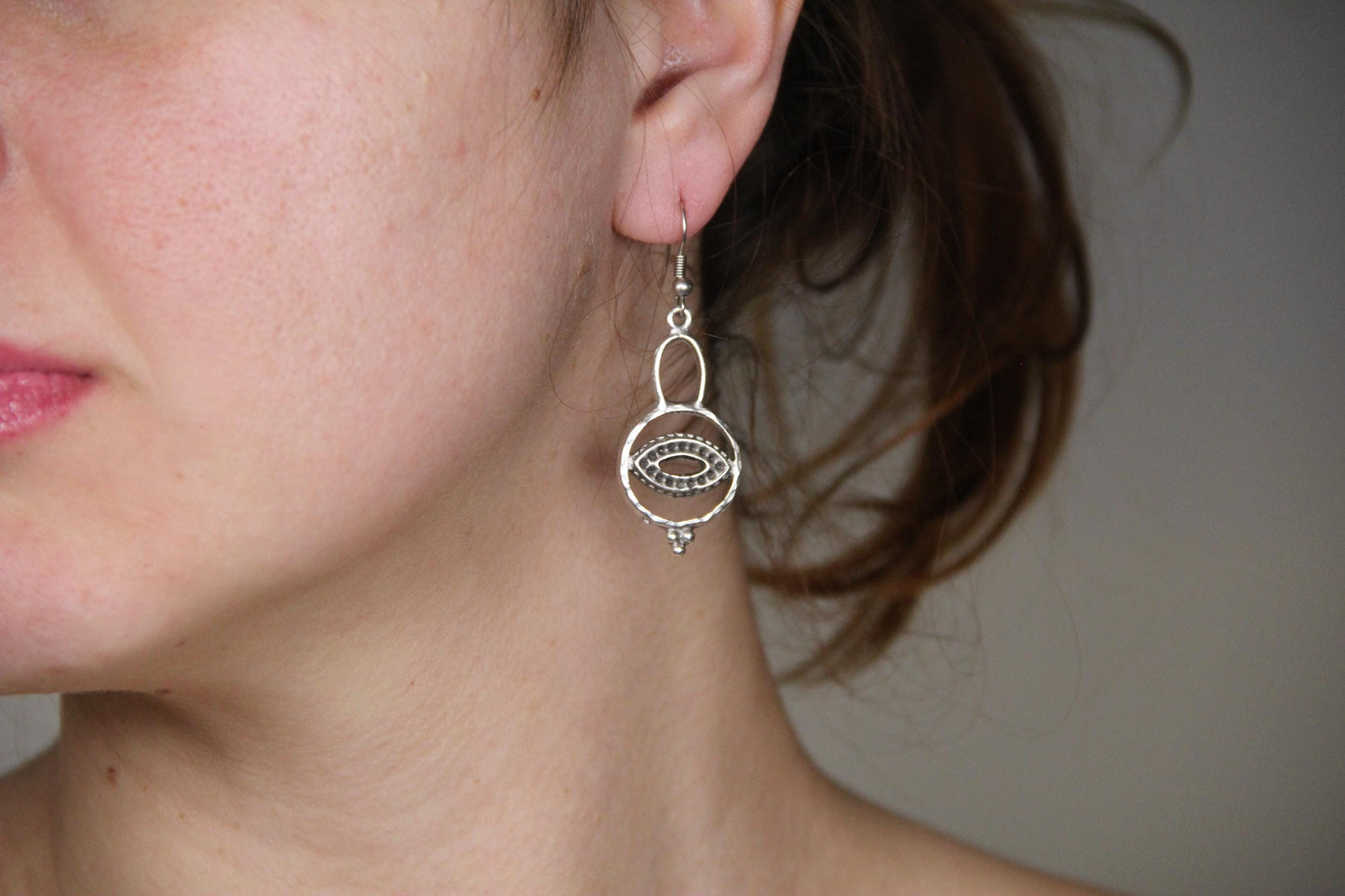 Evil Eye Statement Earring