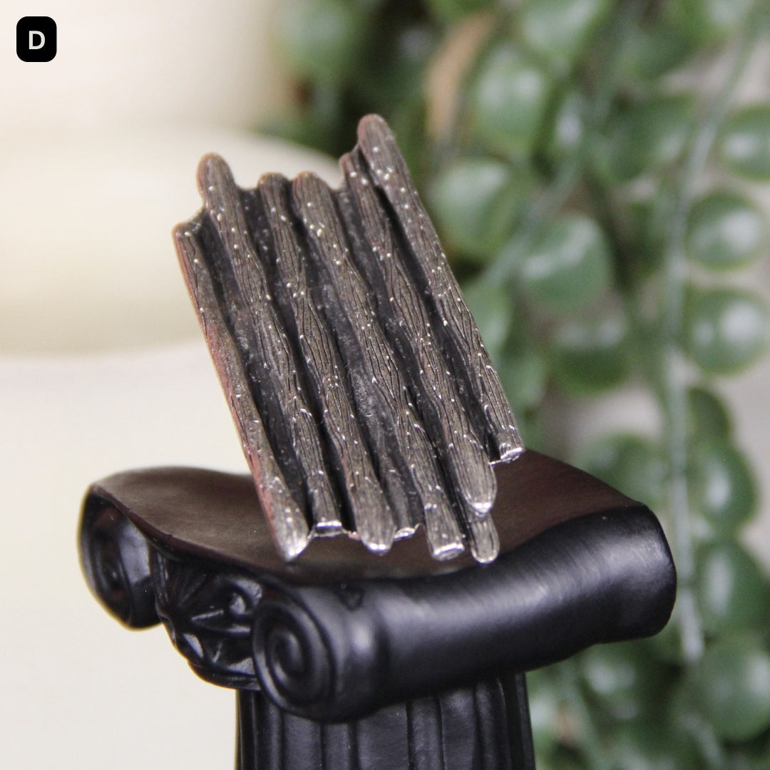 Silver Ring Geometric Unique Bold Statement Jewelry