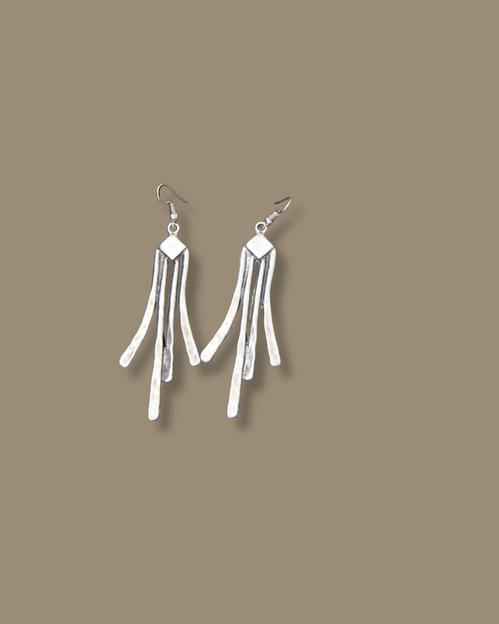 Silver Long Dangle Earring