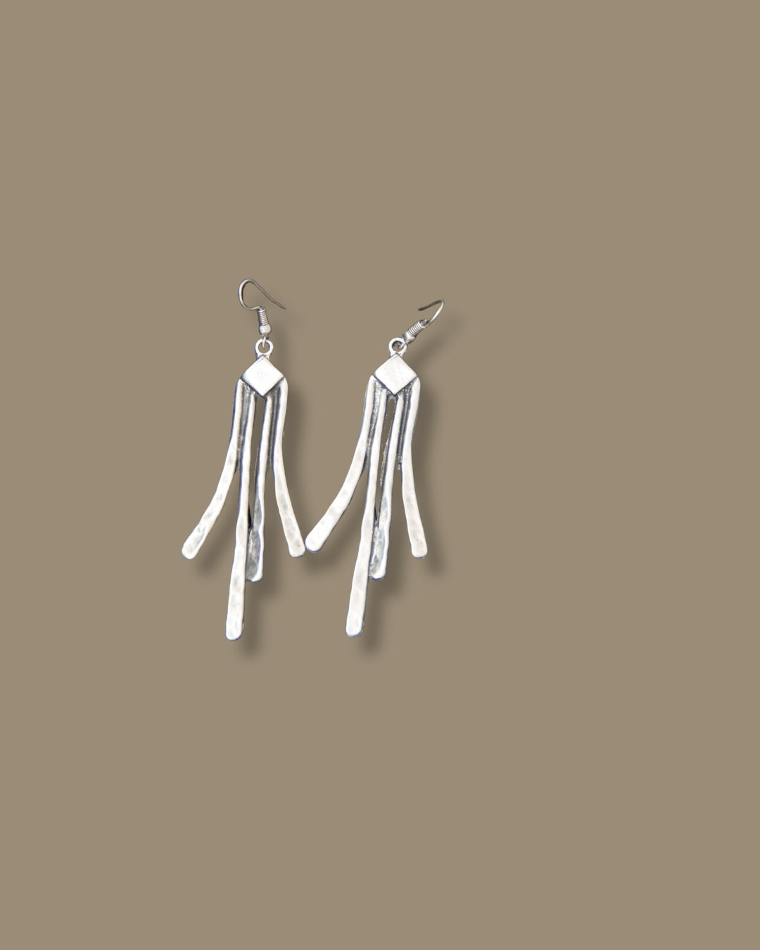 Silver Long Dangle Earring