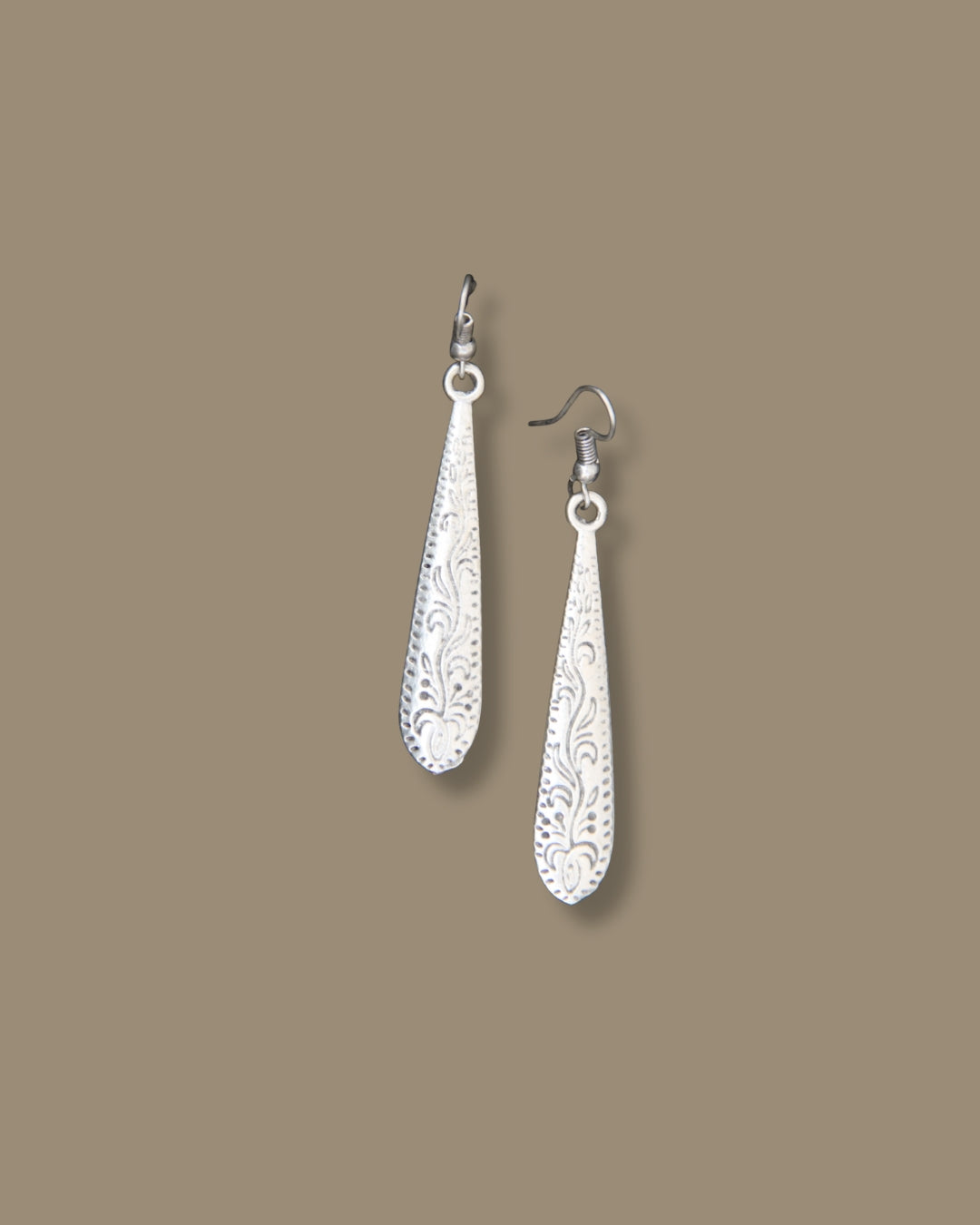 Engraved Dangle Earrings