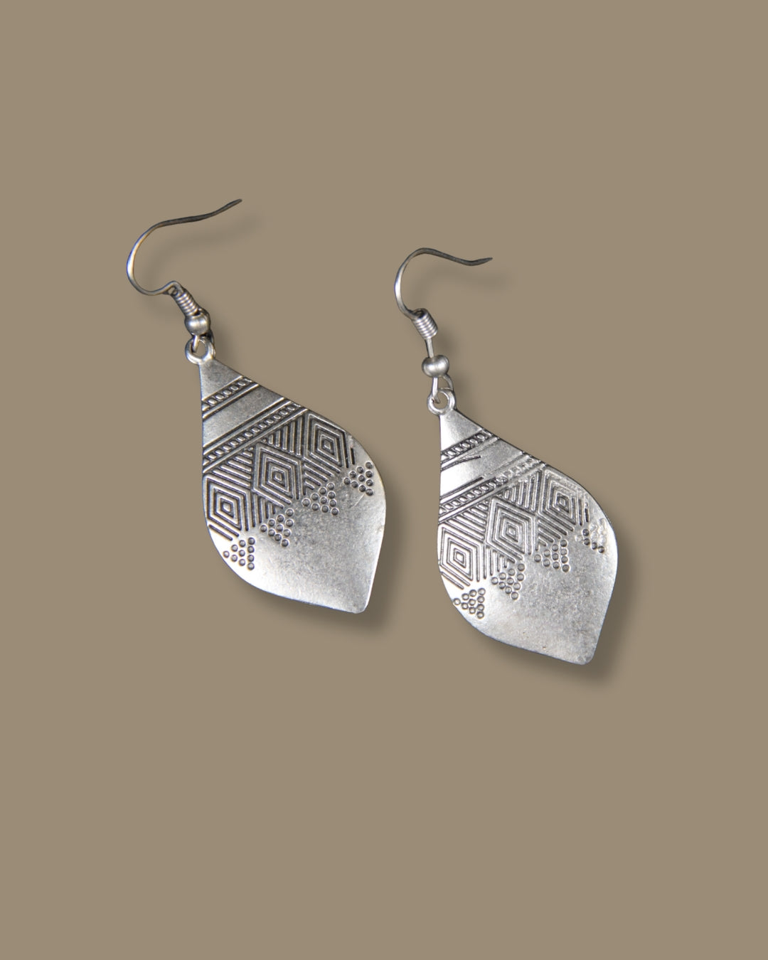 Handmade Engraved Earring