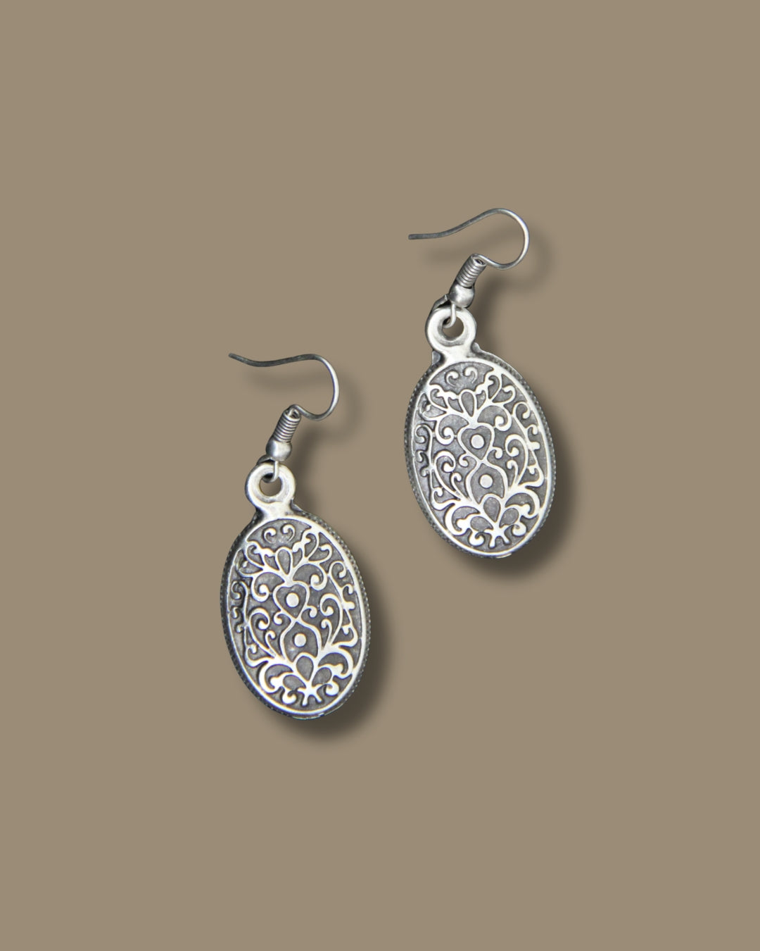 Engraved Handmade Dangle Earrings