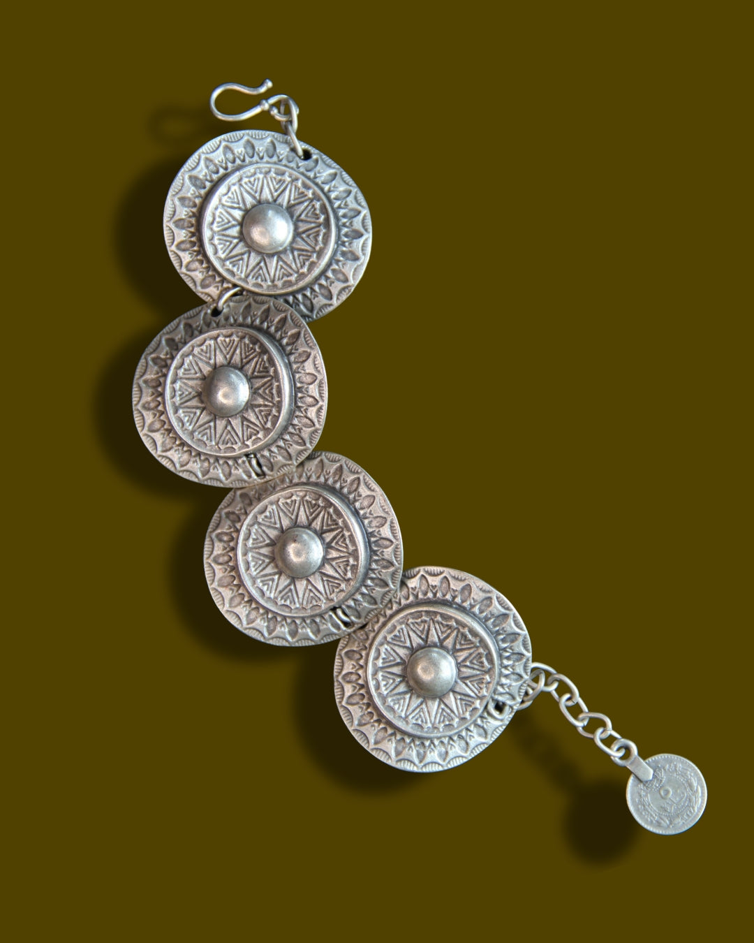 Silver Adjustable Ethnic Silver Timeless Bracelet