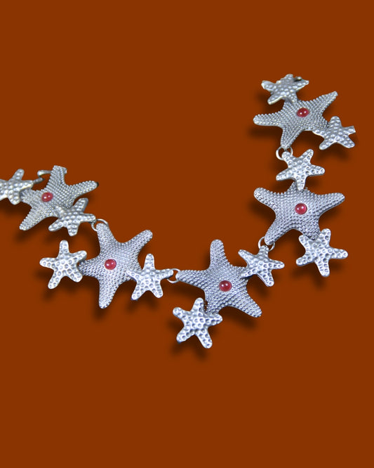 Silver Star Statement Necklace for Women – Boho Chic Jewelry