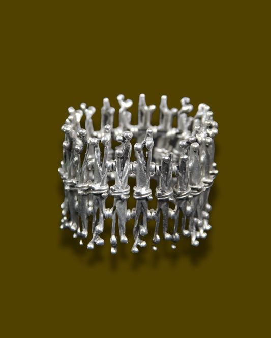 Cuff Silver Slip On Bracelet