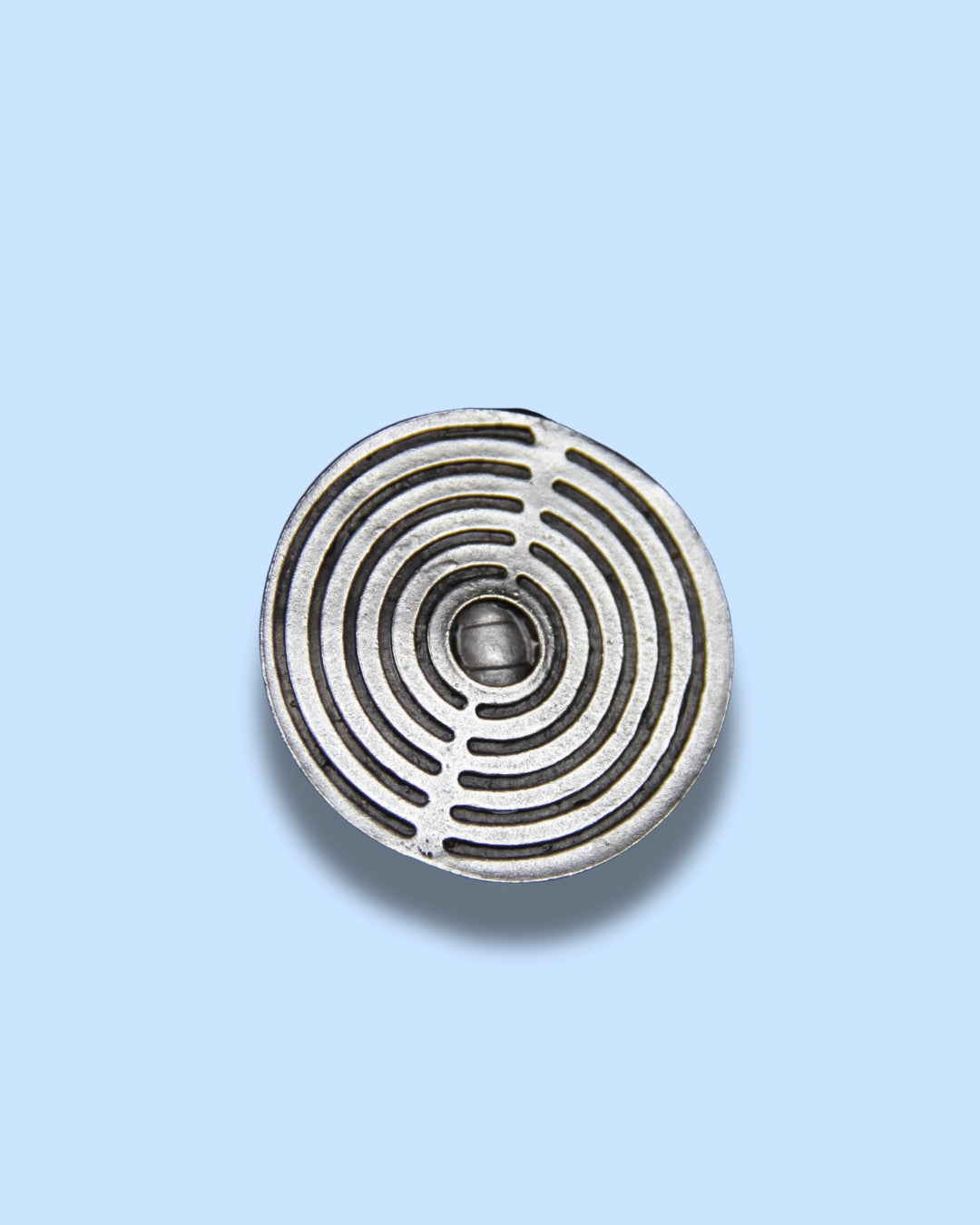 Silver Adjustable Maximalist Handmade Geometric Ring