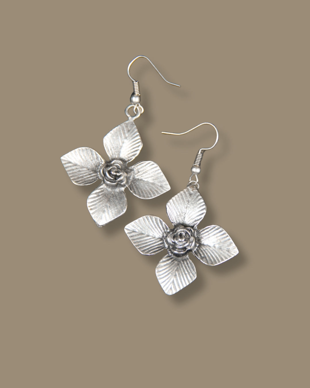 Earring Flower Handmade Statement Earring