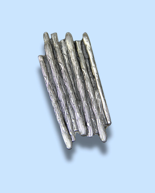 Silver Ring Bold Geometric Unique Statement Jewelry