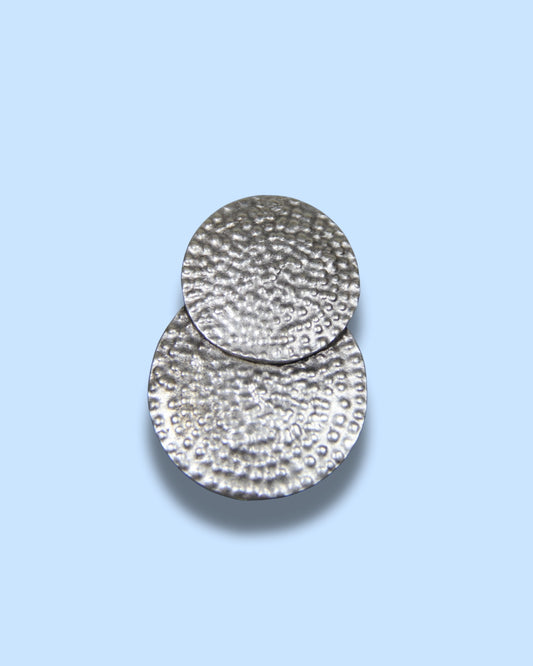 Silver Ring Hammered Unique Chic Style Bold Jewelry
