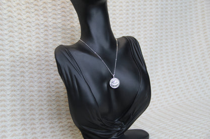 925 Sterling Silver Minimalist Eye Necklace