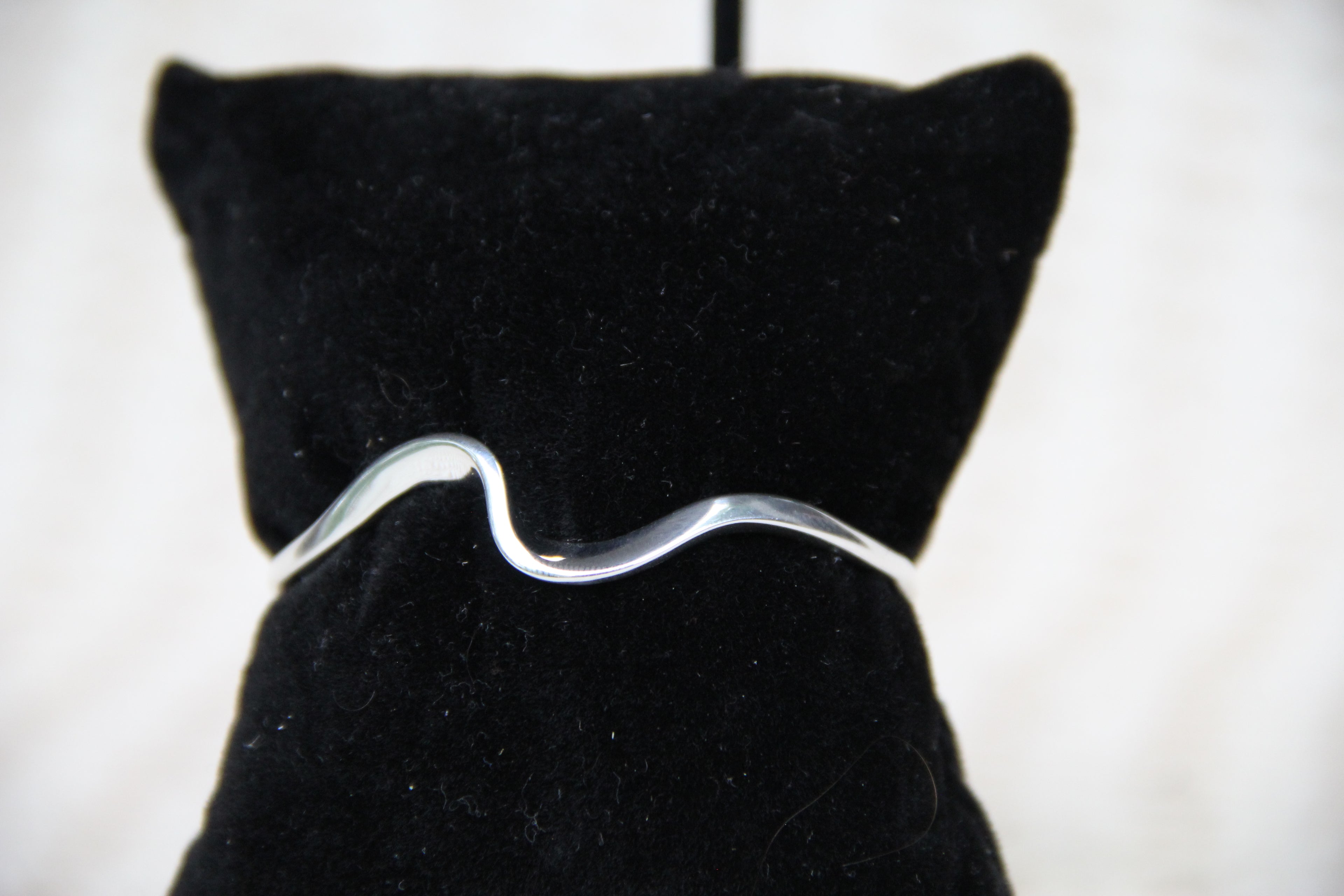 925 Sterling Silver Wave Cuff Bracelet