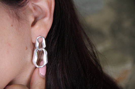 925 Sterling Silver Drop Earring Statement Jewelry