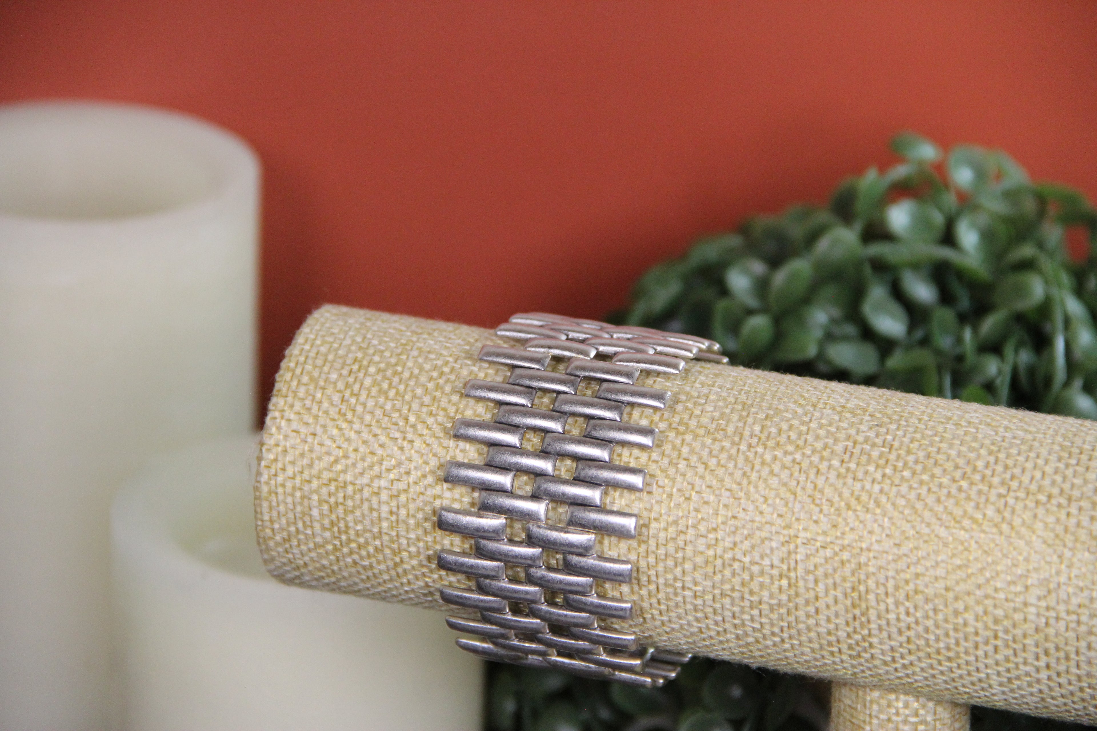 Slip on Silver Cuff Style Elegant Bracelet Statement Piece for Jewelry Lover