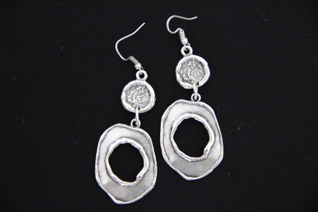 Authentic Silver Chunky Dangle Earring
