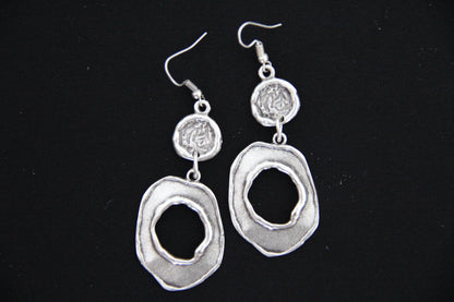 Authentic Silver Chunky Dangle Earring