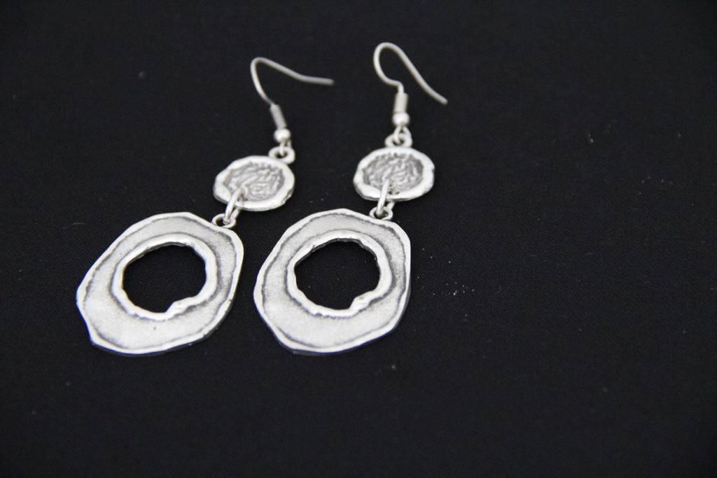 Authentic Silver Chunky Dangle Earring