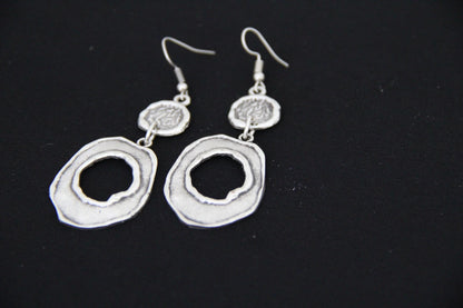 Authentic Silver Chunky Dangle Earring