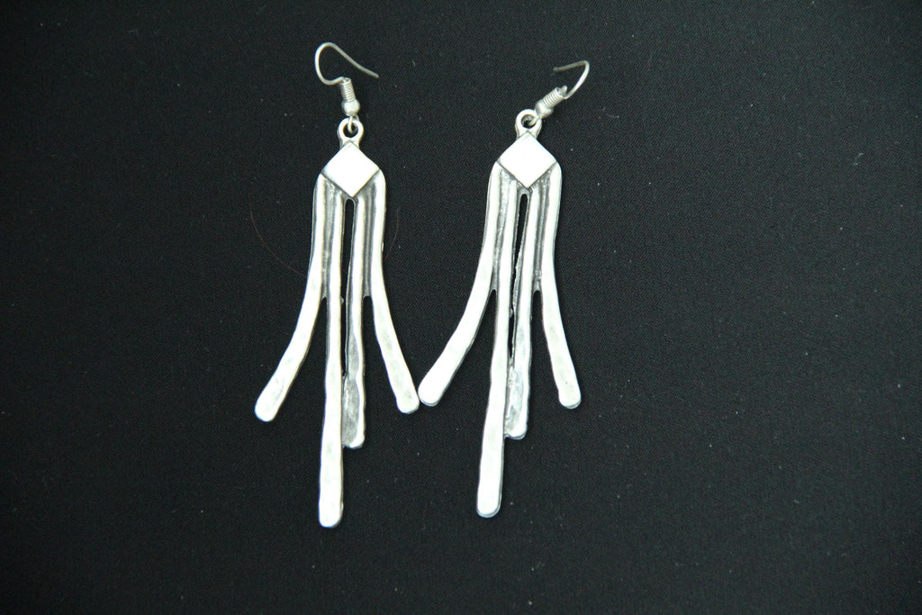 Silver Long Dangle Earring