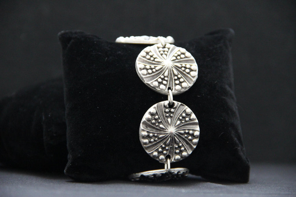 Hammered Statement Bracelet Ethnic Hammered Unique Design