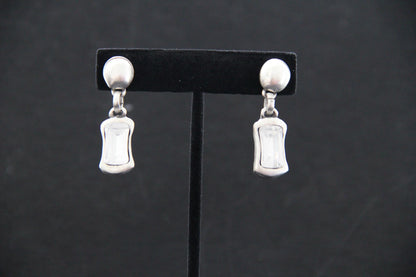 Dangle Handmade Earring with Stone