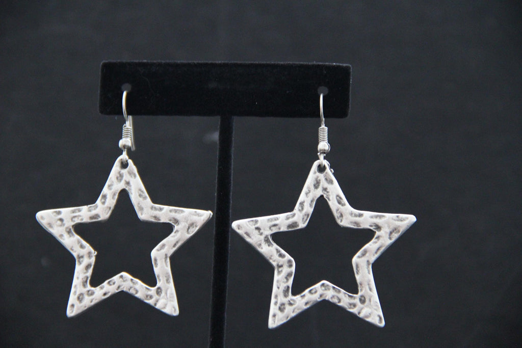Star Silver Earring