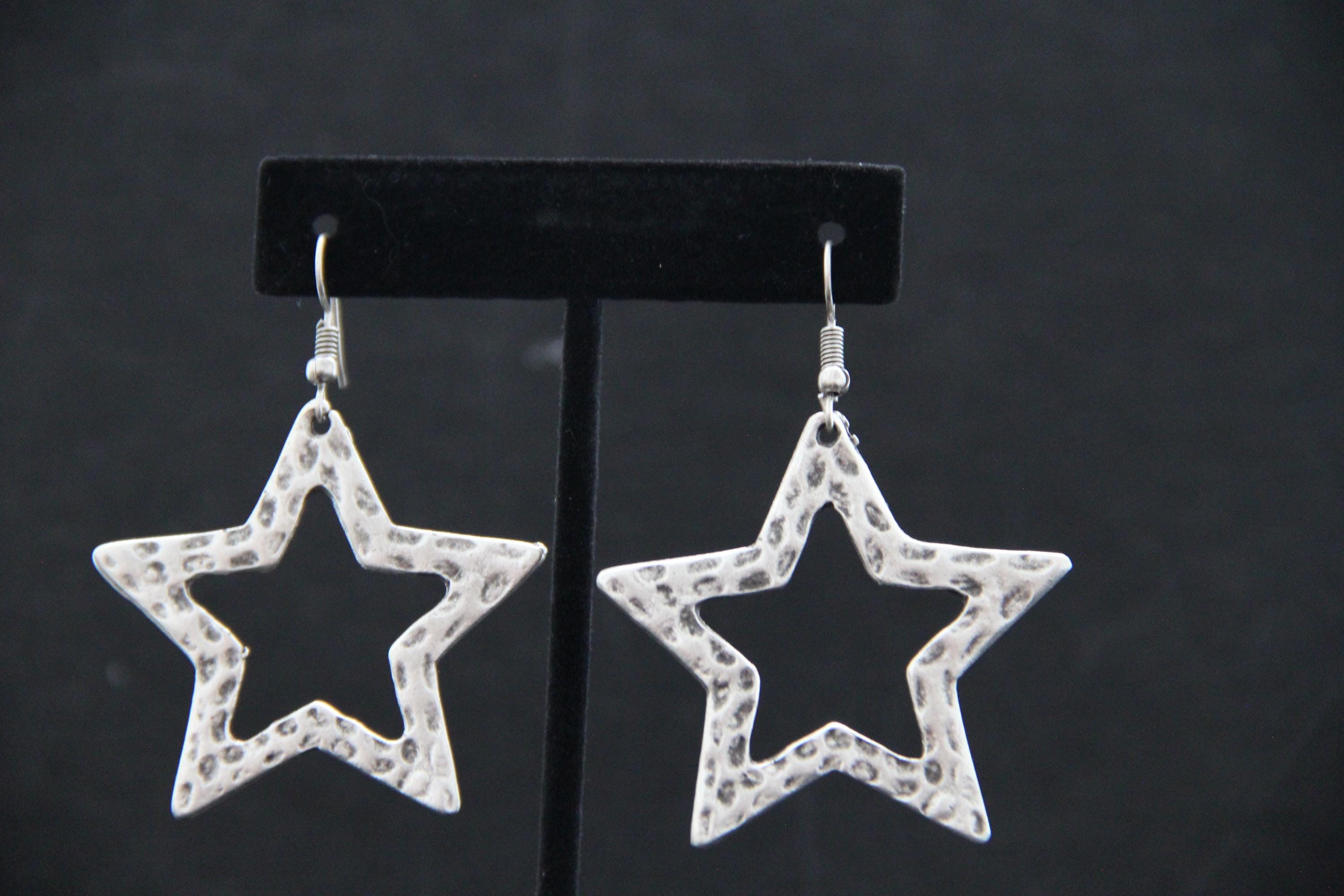 Star Silver Earring