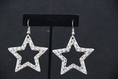 Star Silver Earring