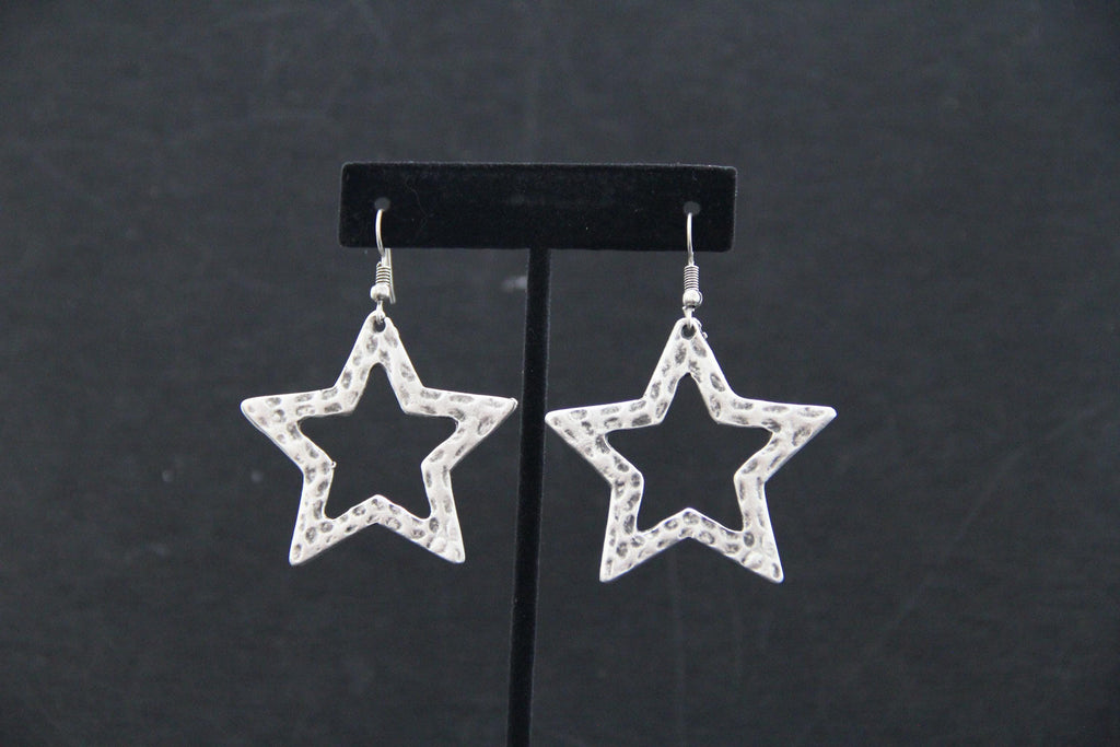Star Silver Earring