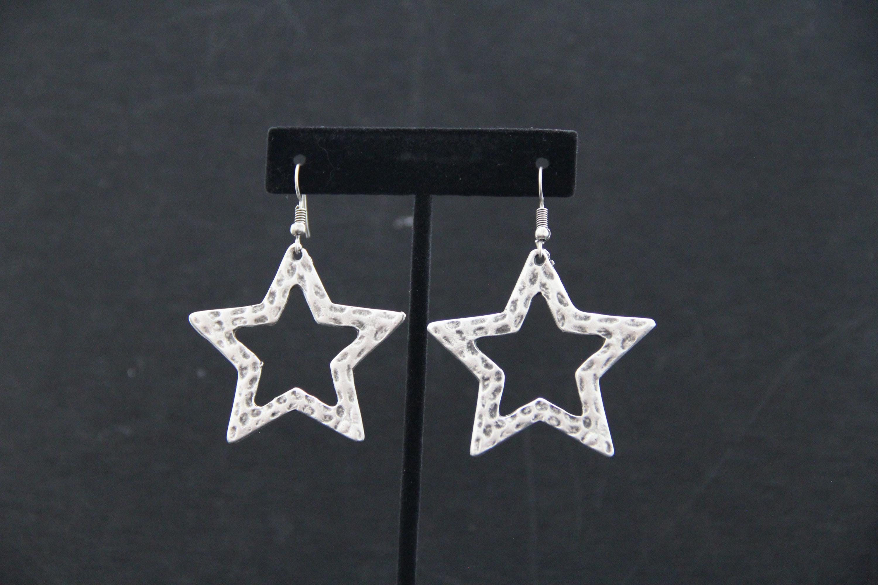 Star Silver Earring