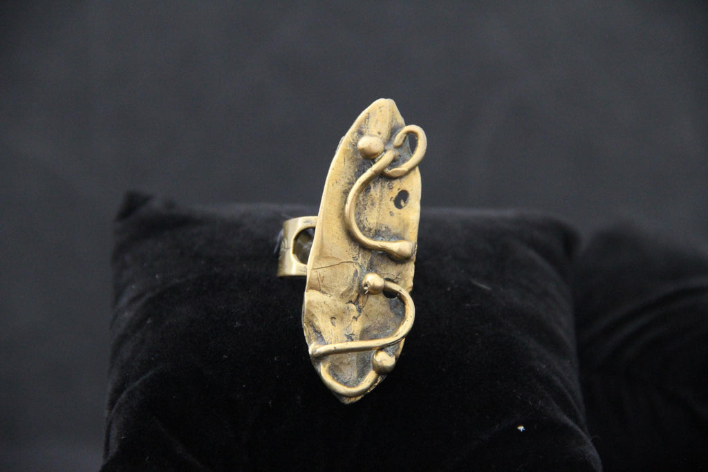 Adjustable Point Finger Adjustable Bronze Ring