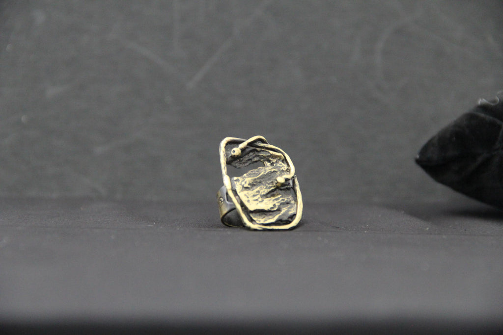 Large Statement Bronze Ring