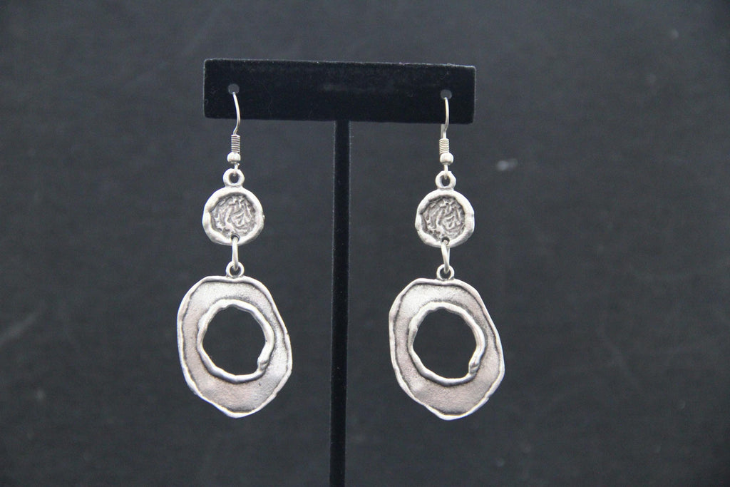 Authentic Silver Chunky Dangle Earring