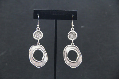 Authentic Silver Chunky Dangle Earring