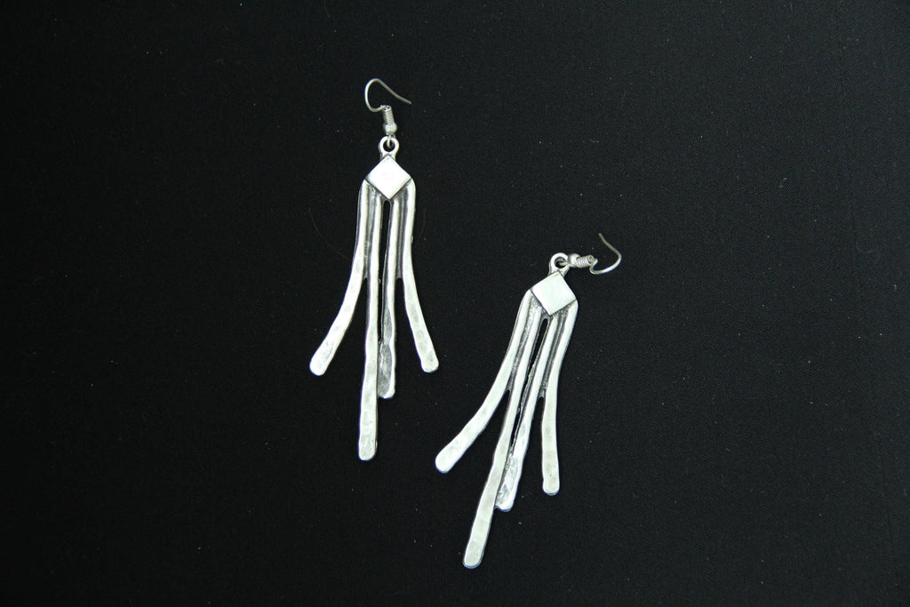 Silver Long Dangle Earring