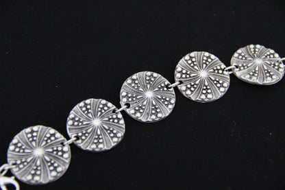 Hammered Statement Bracelet Ethnic Hammered Unique Design