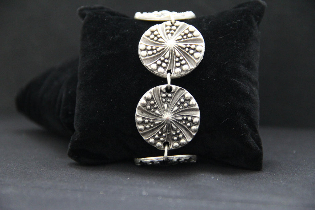 Hammered Statement Bracelet Ethnic Hammered Unique Design