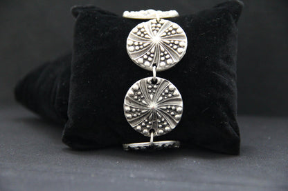 Hammered Statement Bracelet Ethnic Hammered Unique Design