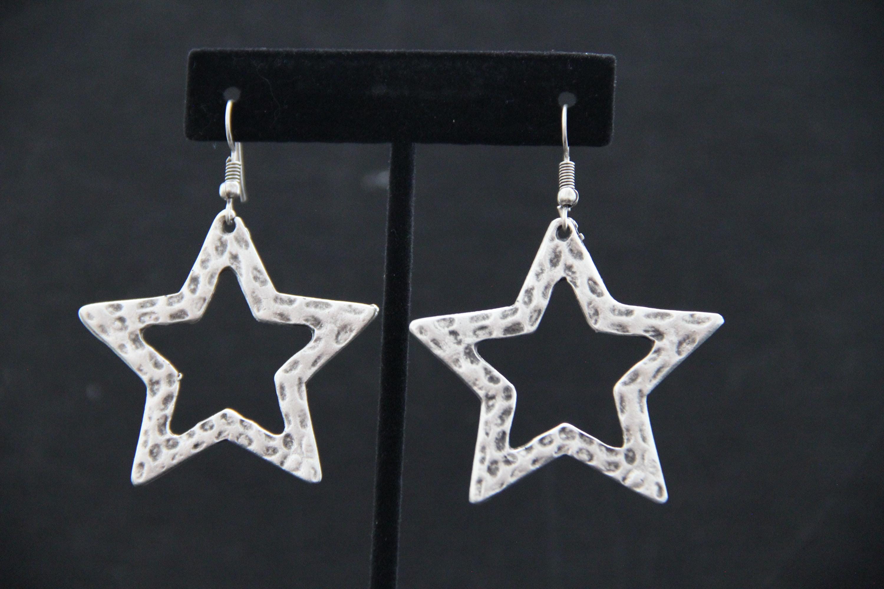 Star Silver Earring