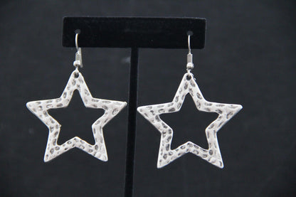 Star Silver Earring