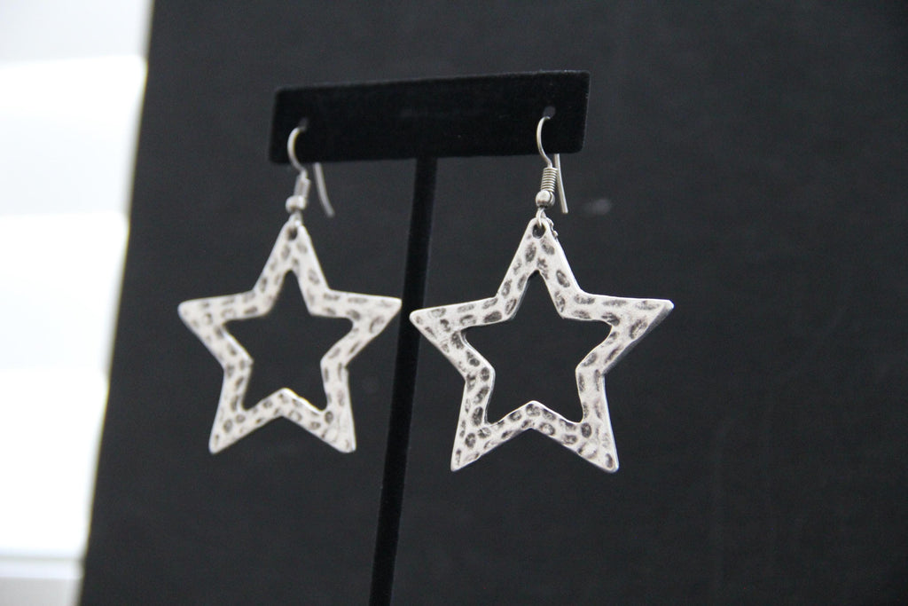 Star Silver Earring