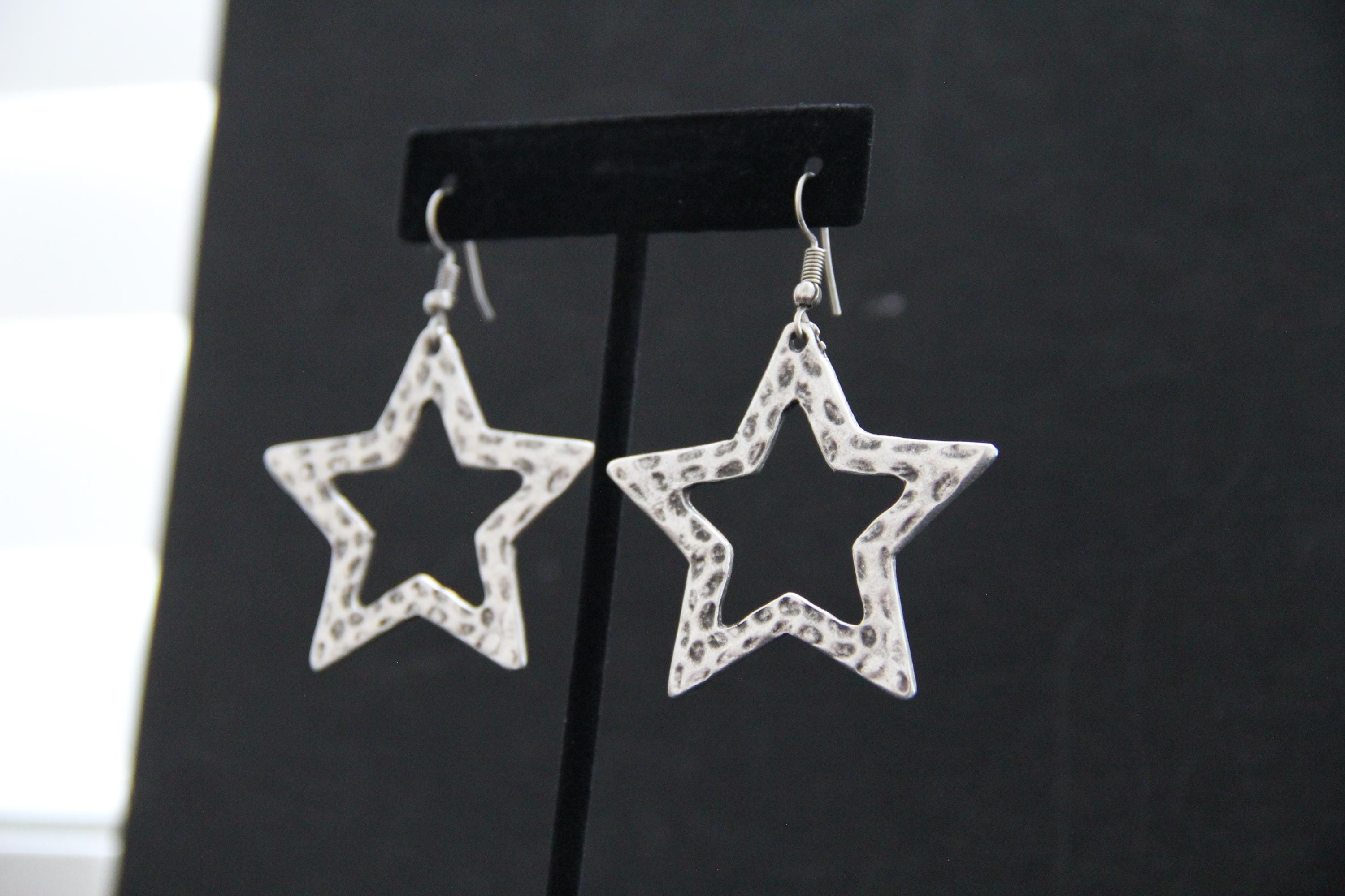 Star Silver Earring