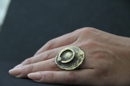 Large Boho Ring