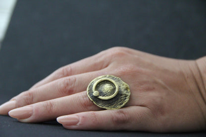 Large Boho Ring