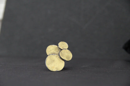 Large Adjustable Boho Style Bronze Statement Ring