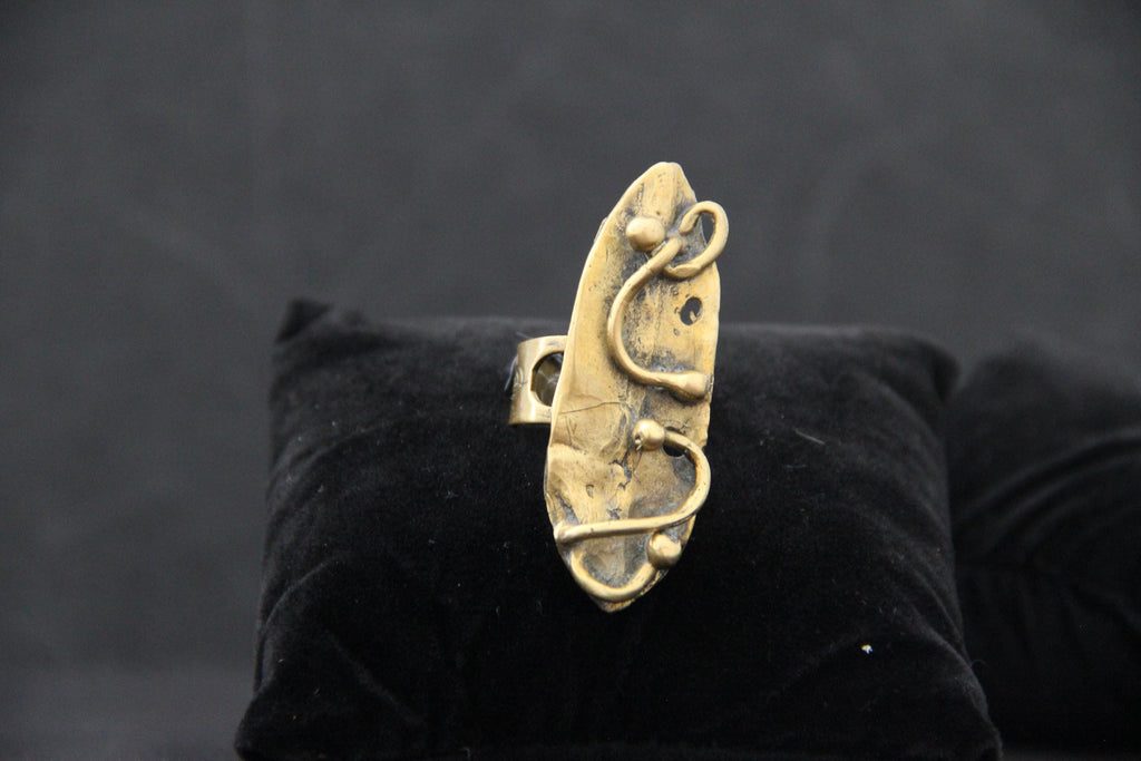 Adjustable Point Finger Adjustable Bronze Ring