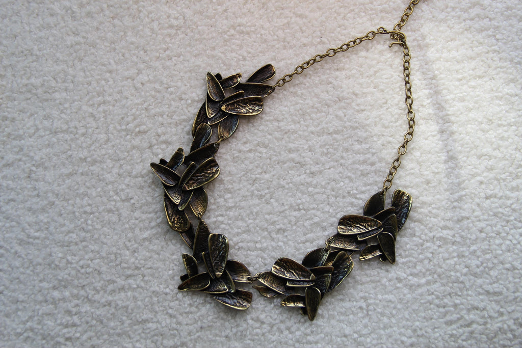 Bronze Statement Vintage Style Necklace