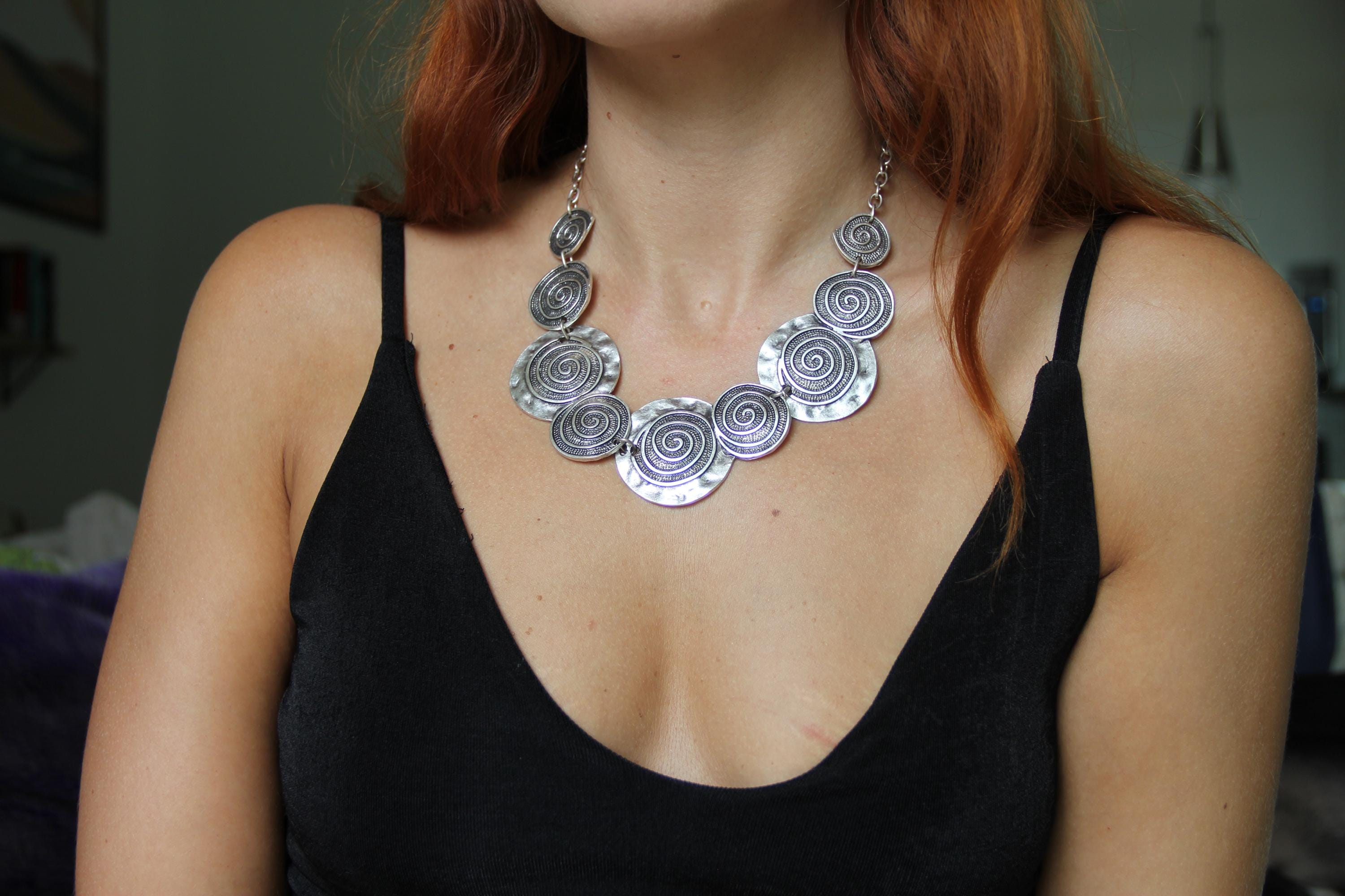 Handmade Bohemian Style Necklace – Unique Boho Chic Statement Jewelry, Unisex Accessory, Gift Idea for Her or Him